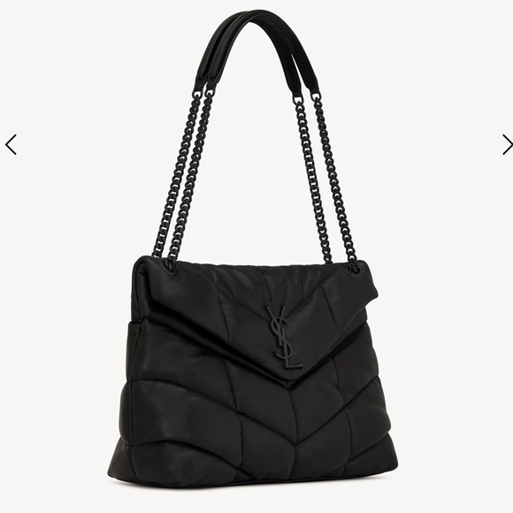 YSL PUFFER MEDIUM IN NAPPA LEATHER black - Picture 2 of 9